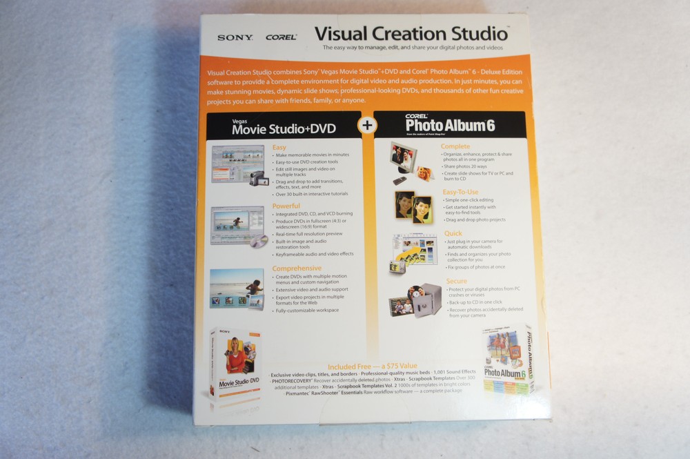Sony Corel Visual Creation Studio