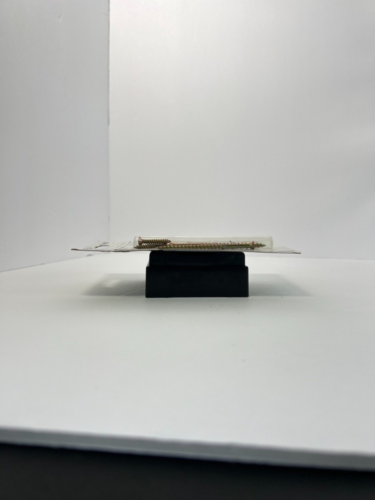 New -- Gold Exterior Deadbolt Strike -- Common Size