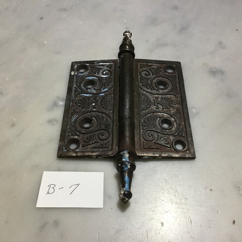 Antique Eastlake Steeple Hinge 4.5” X 4.5”