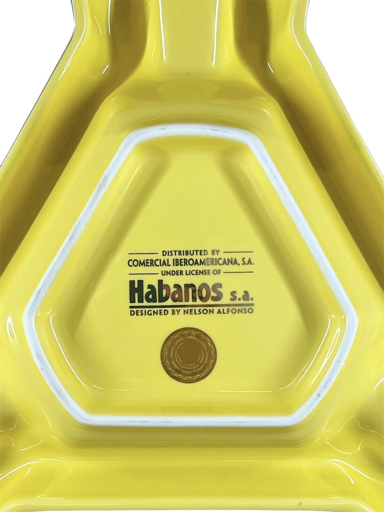 HABANOS MONTECRISTO CERAMIC CIGAR ASHTRAY
