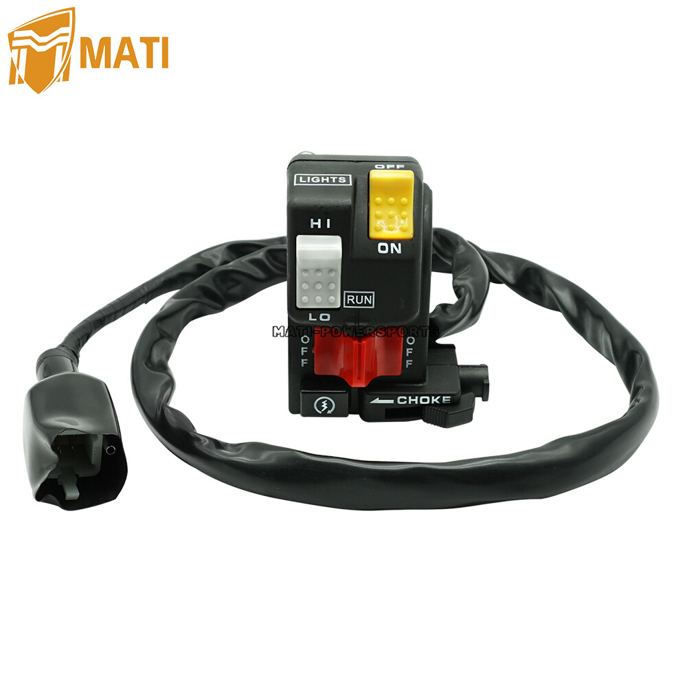 Left Handlebar Switch Start Kill Stop Headlight for Honda Big Red 250 ATC250ES