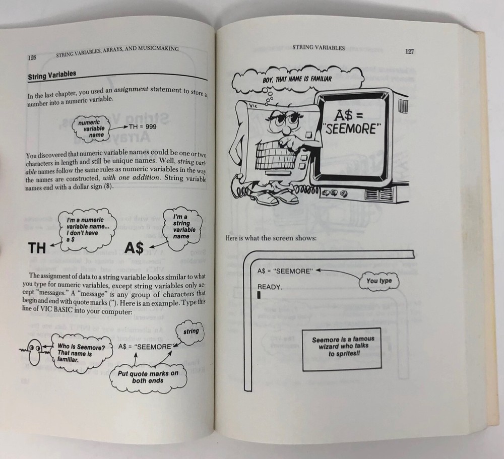 VIC BASIC "A User-Friendly Guide" Book *ISBN 0-8359-8377-3 **Used Condition