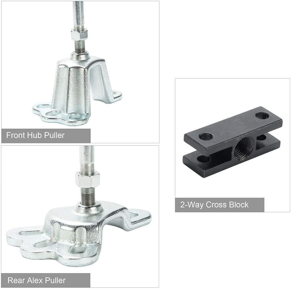 17pc Axle Wheel Puller 5lb Slide Hammer Internal External Puller Hub Puller