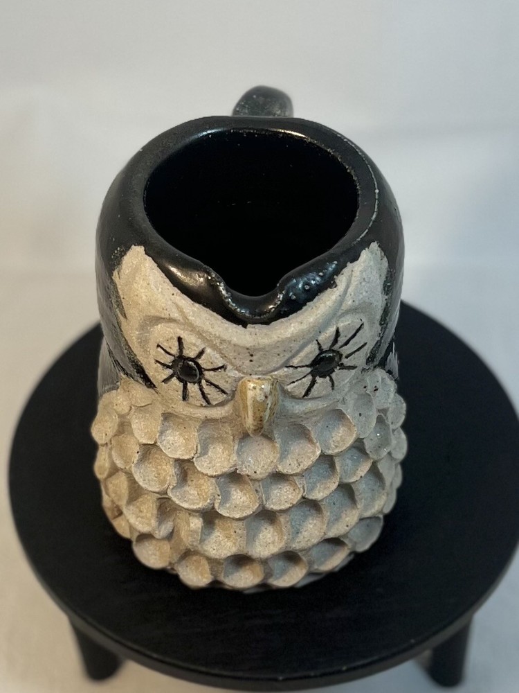 Adorable Handmade Pottery Owl Water Pitcher