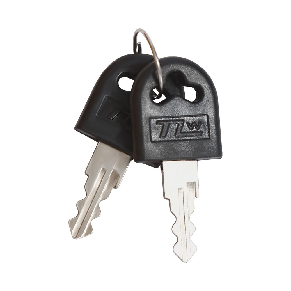 3-Tier File Cabinet Organizer Walnut Desktop Storage Box with Lockable 3 Drawers