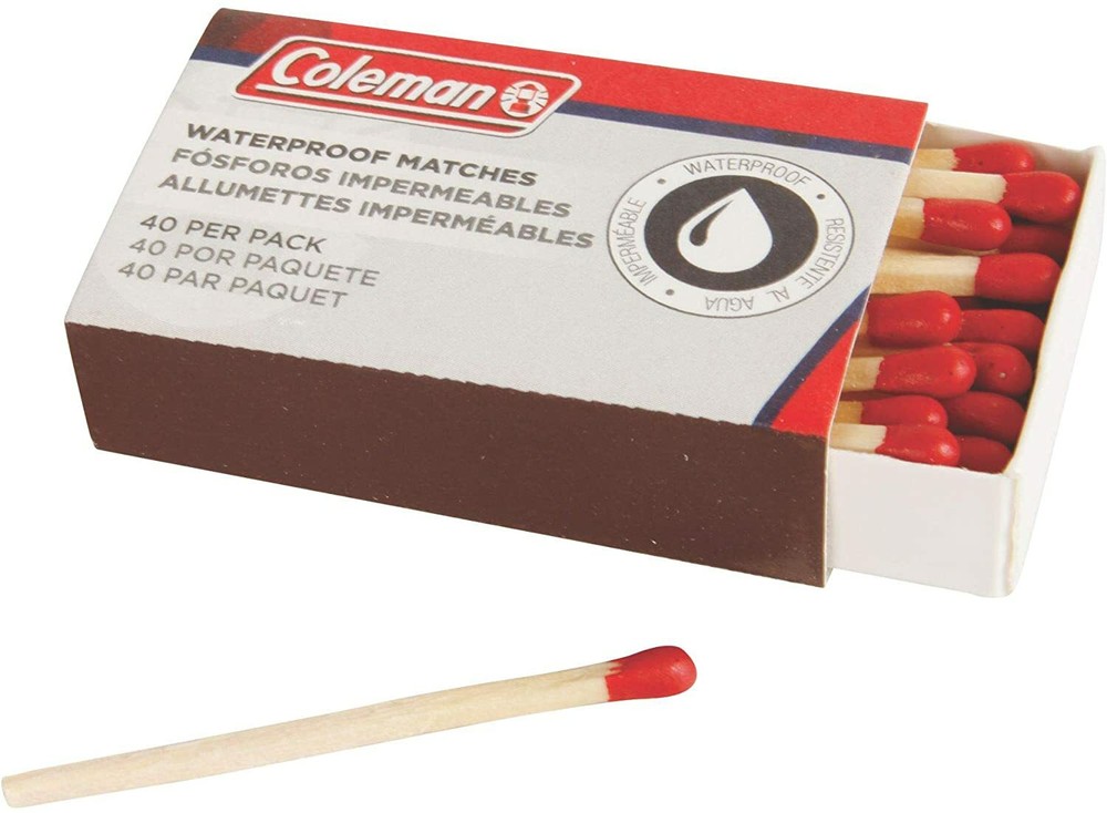 Coleman Waterproof Matches (4 Pack)! Brand NEW!
