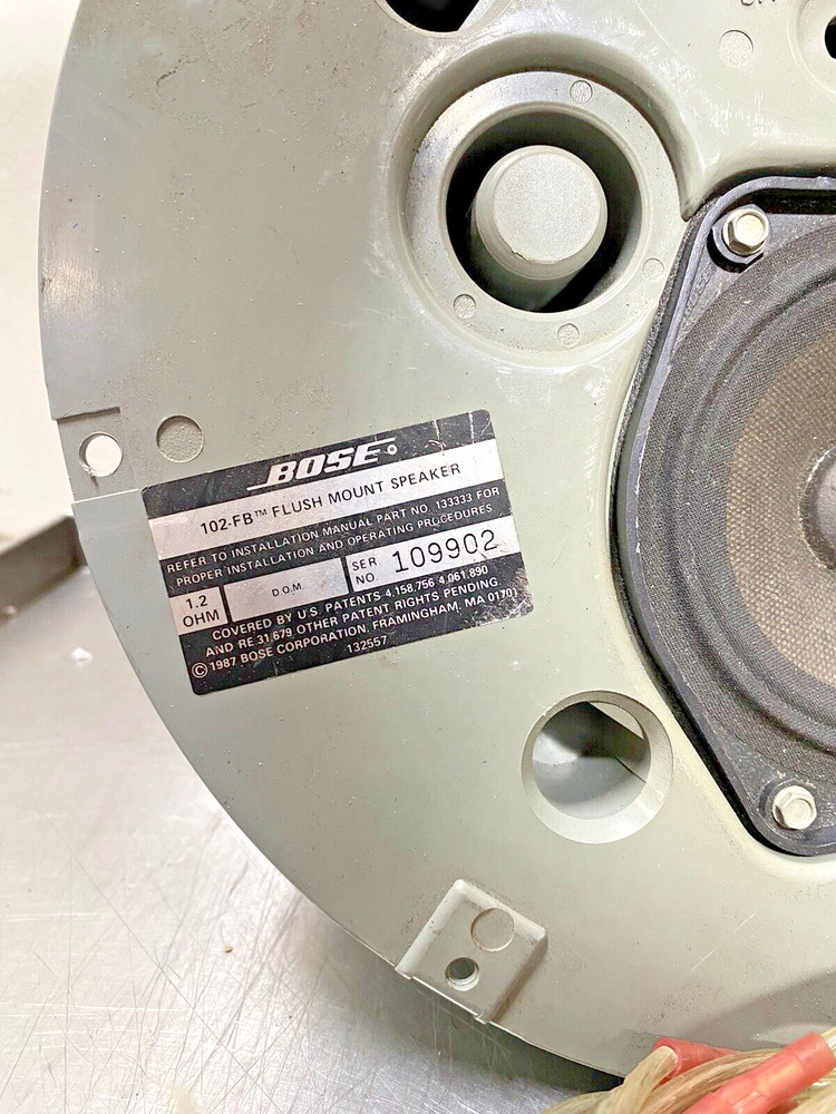 Bose 102 FB Flush Mount Ceiling Commercial Speaker (PAIR)/works
