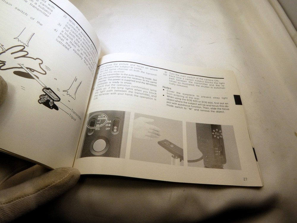 Canon LC-2 Wireless Controller Instructions Manual Guide EN FR SP GR