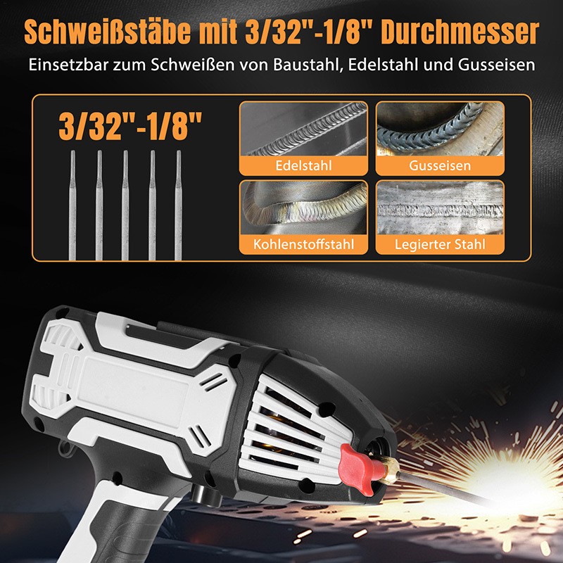 welding welding kit machine gun portable handheld 3000W 20-200A small