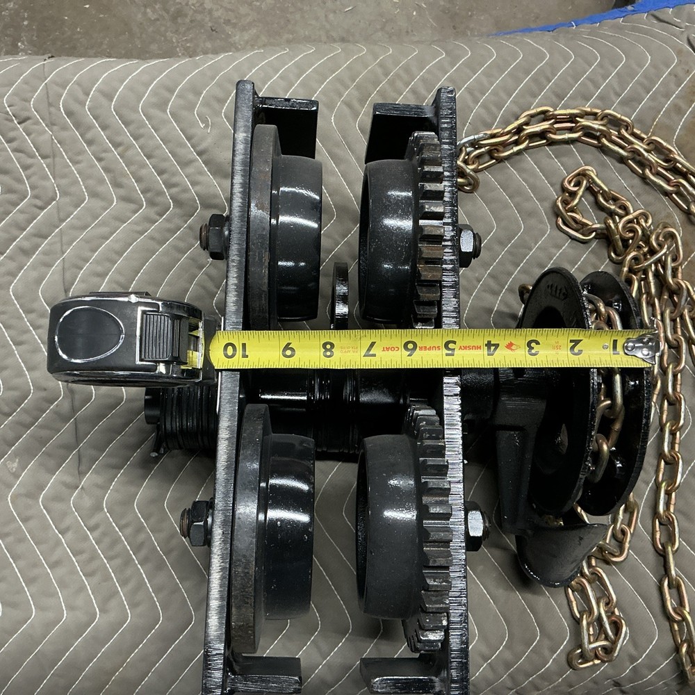 Precision Bearing Geared Trolly. Capacity 2 Ton New Boxes