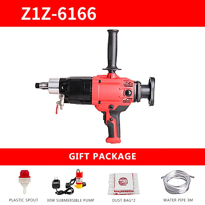 220V Electric Water Drill Machine Engineering Torque Drilling Machine Hand Drill
