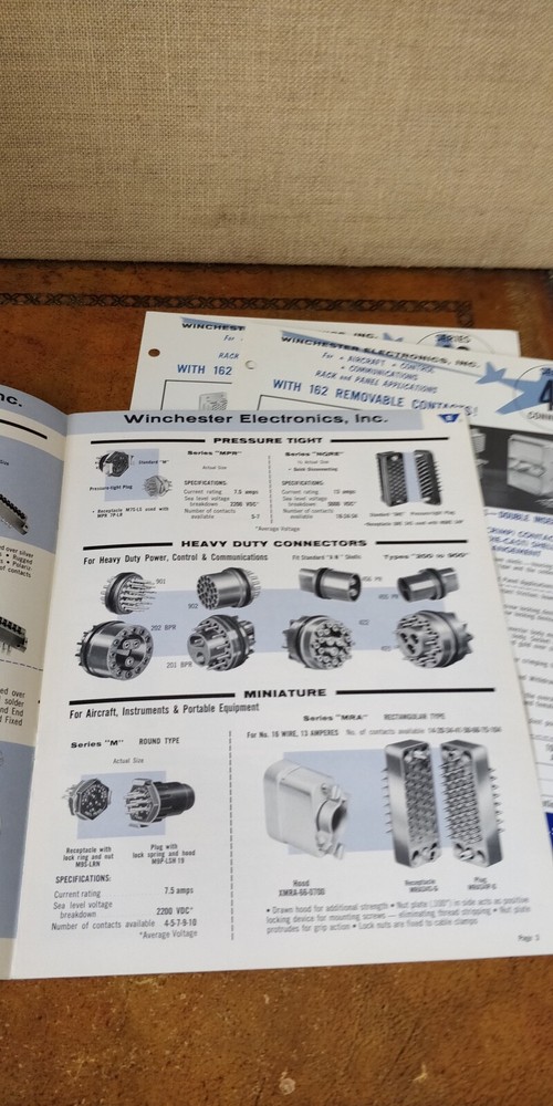 1950s Winchester Electronics ~ Catalog No.359 ~Electronics Connectors Terminals
