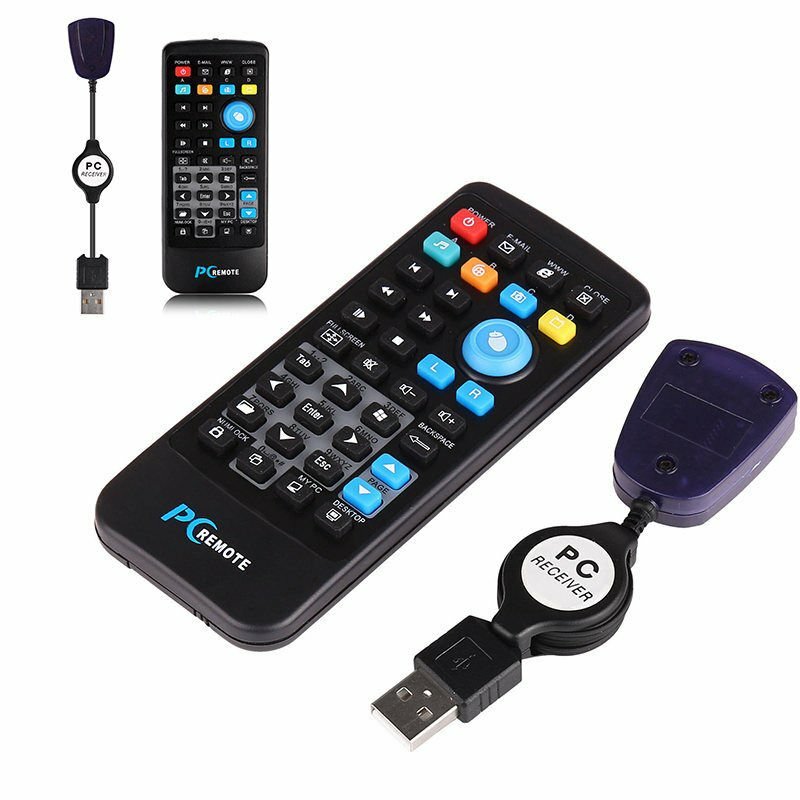 Wireless USB Laptop PC Mouse Keyboard Remote Control Media Center Controller