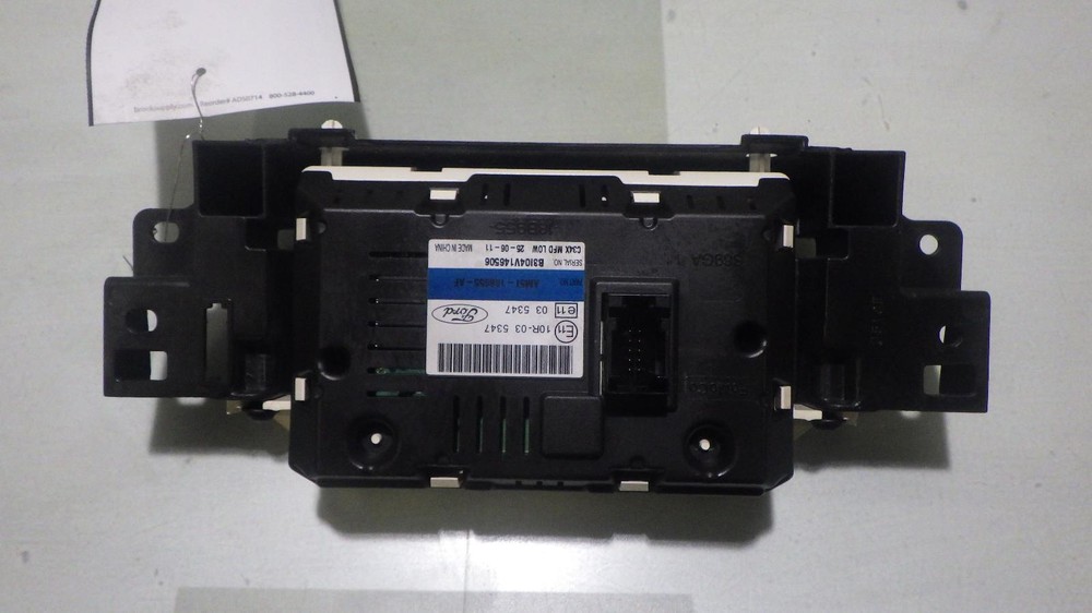 12 FORD FOCUS Info Screen AM5T18B955AF