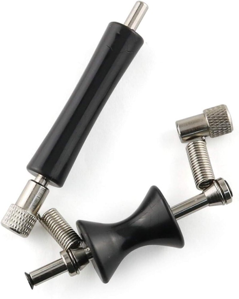 Guitar Rolling Capo Sliding Adjustable for Tuning silver + black