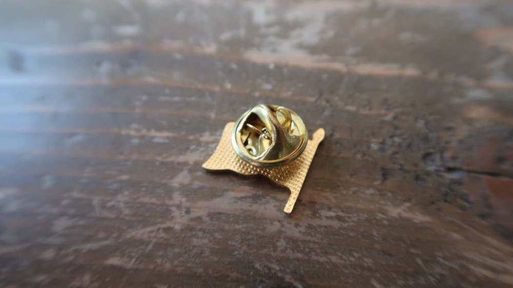 Vintage Enamel Flag Lapel Pin 1.5cm
