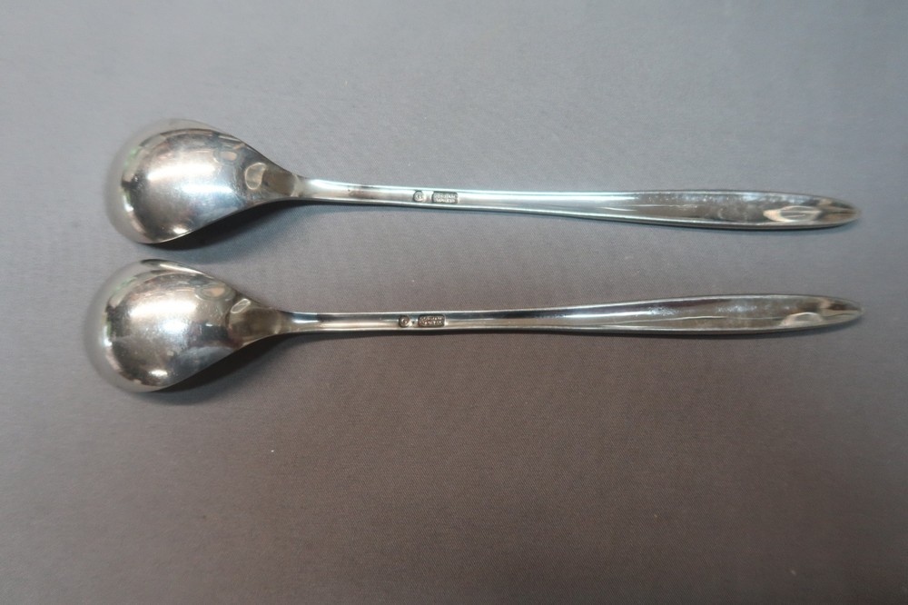 Gorham Stainless Montoro 2 Ice Teaspoons 7 3/8"