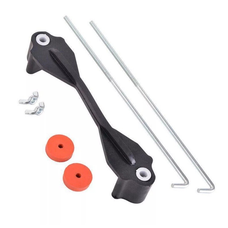 Car Auto Rubber Battery Hold Down Clamp Holder Tie Down Bracket Hold Down 175MM