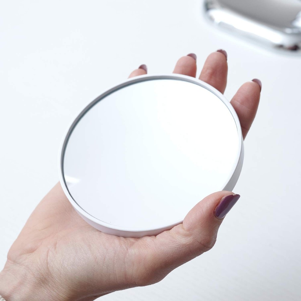 Oval Personal Makeup Mirror with Lights - Magnifying Mirror Light for Table T...
