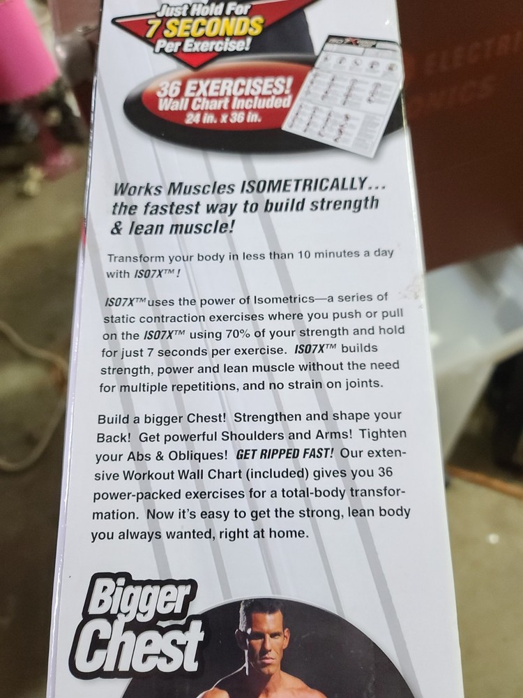 Ontel ISO 7X Isometric Workout Bar - Silver