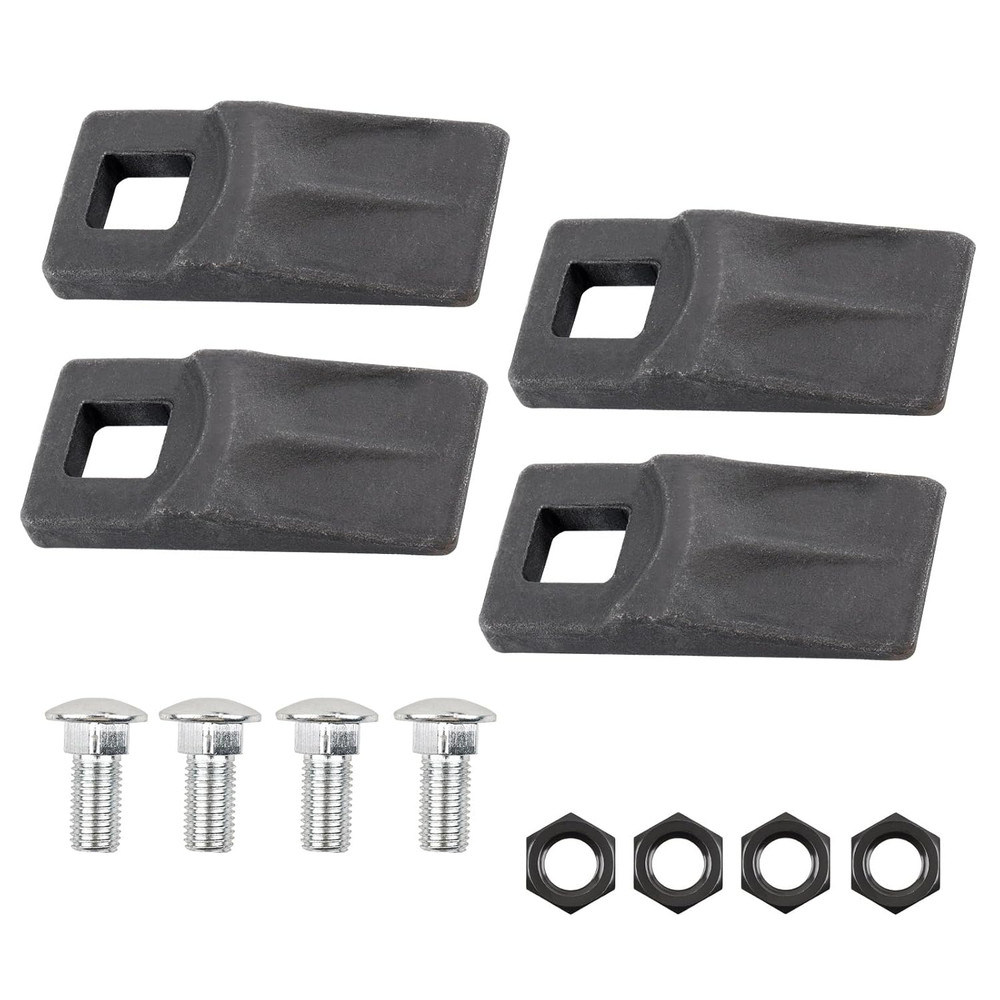 Auger Teeth Cutting Edge Replacement for 3 Point Post Hole Digger Drill Bits,Wit