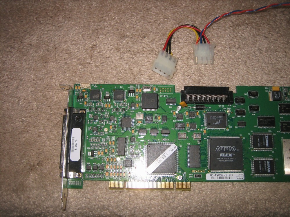 Leitch Digital Processing System 743-190 Rev12L DPS RealityBoard PCI Card ALTERA