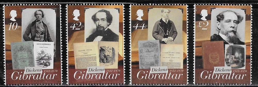 Gibraltar Scott #'s 1347 - 1350 MNH