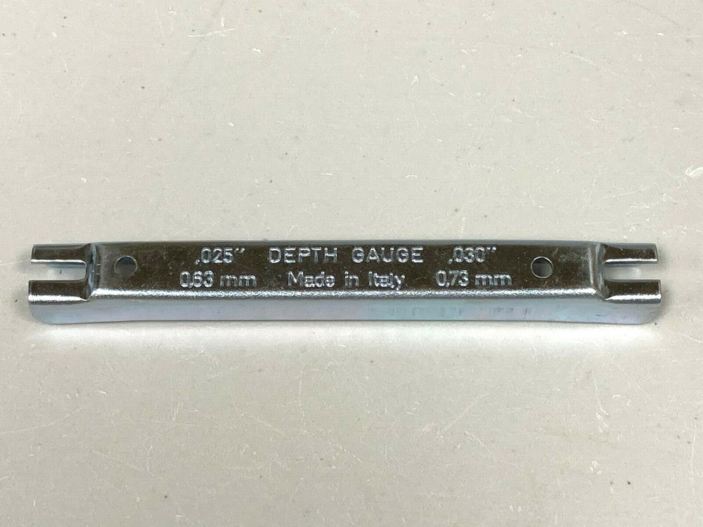 Tecomec Depth Gauge Tool Chainsaw Saw Chain Settings .025" & .030"