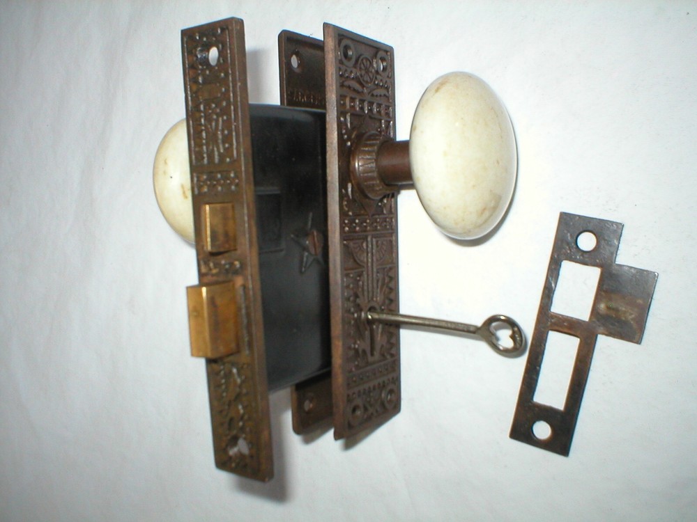 Antique Victorian Era Door Hardware