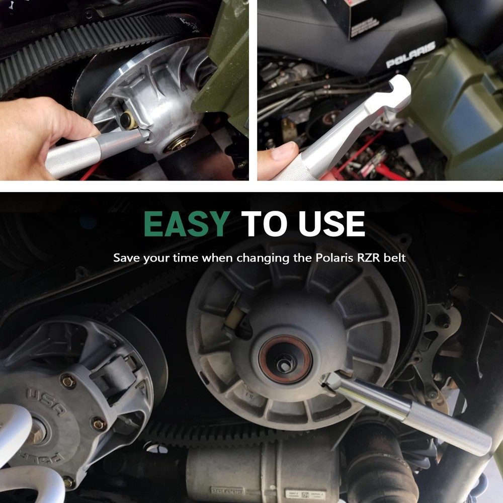 Xislet RZR Belt Changing Tool, Removal Tools Kit One Size, Silver