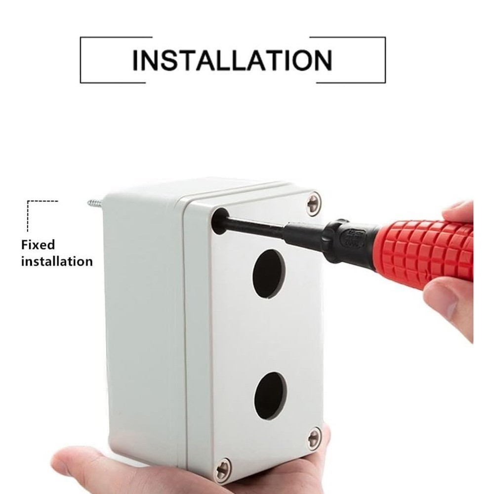 E-Stop Button Electrical Safety Flame-Retardant ABS Material Critical Situations