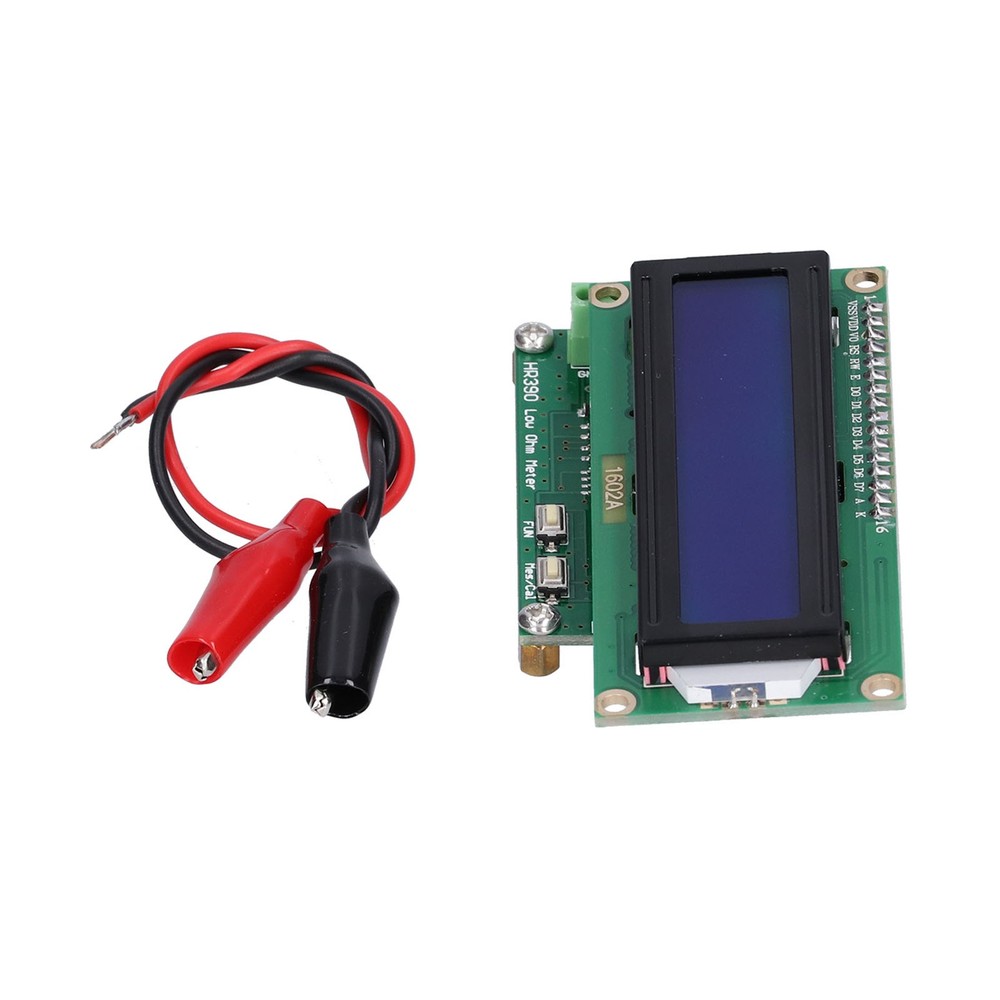 Low Resistance Ohmmeter Milliohm Meter Accurate Capacitance Tester HR390