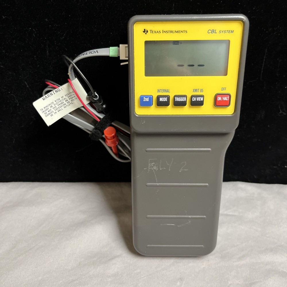 Texas Instruments CBL System Data Collector Tested