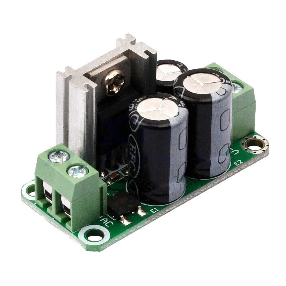 2PCS 5V Single Regulated Power Supply Module AC to DC Rectifier Filter Board 1A
