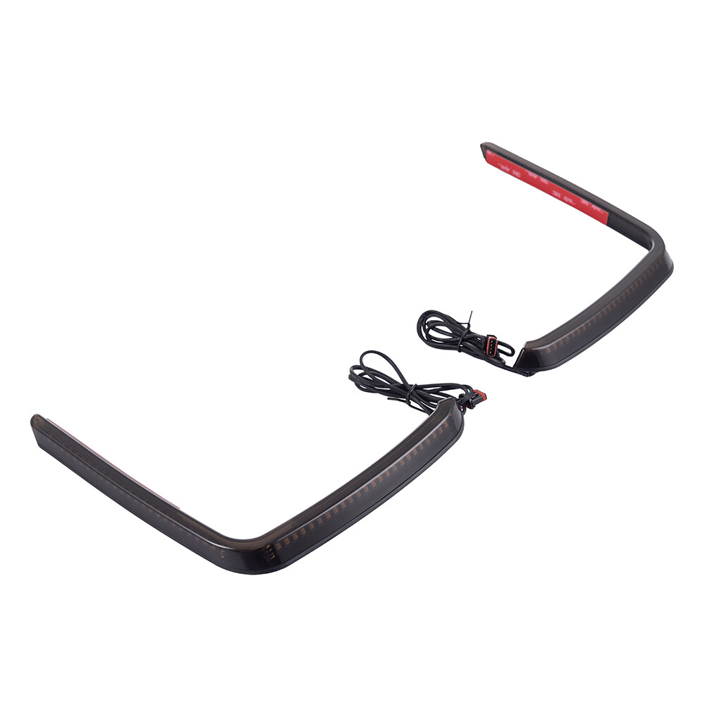 Hyper LED Light with Sequential Red Turn Signal Saddlebags Lights Advanblack