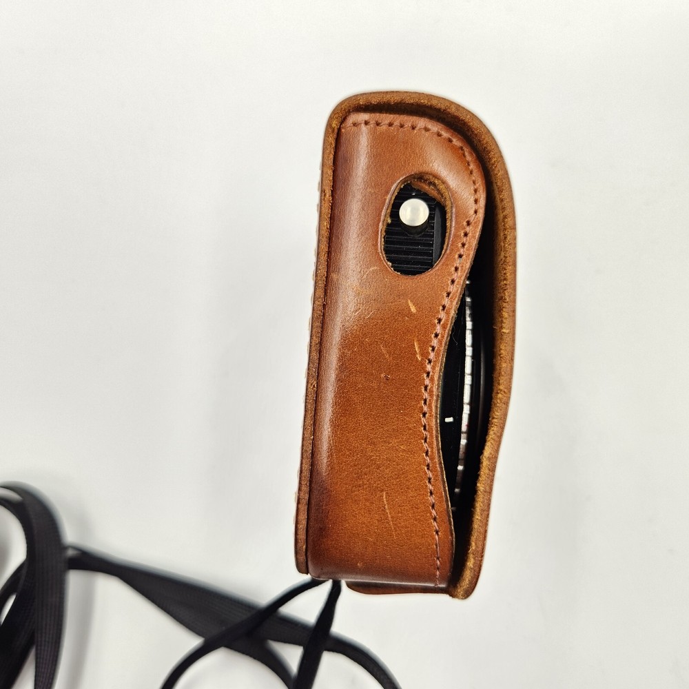Vintage GE Light Meter with leather Case General Electric