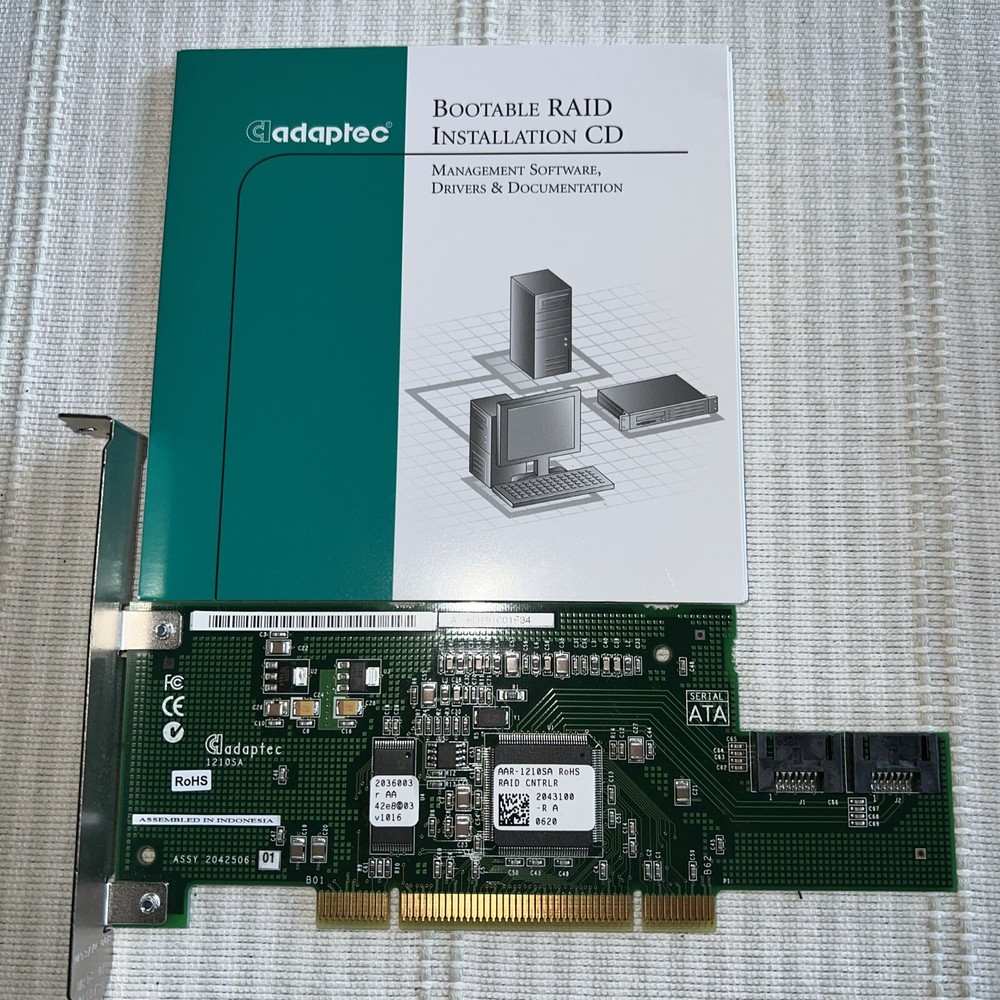 Adaptec AAR-1210SA PCI Server Raid Controller Card
