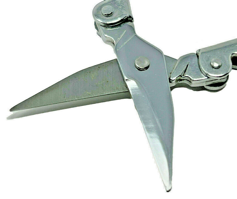 4-Pack FOLDING POCKET SCISSORS - 3.5" - Metal Sharp Durable Portable Travel