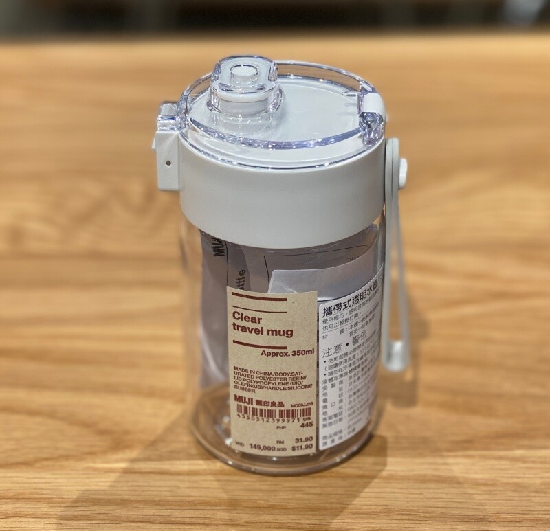 MUJI Clear Travel Mug - Select