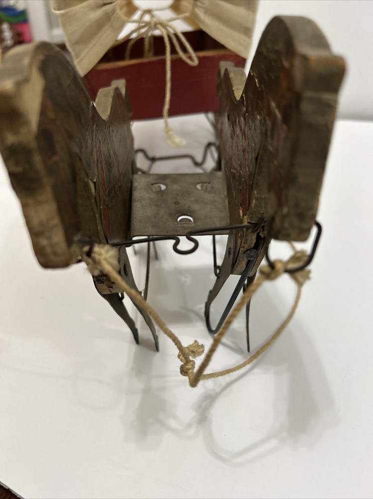 GIBBS GYPSY WAGON PULL TOY HORSE DRAWN COVERED WAGON