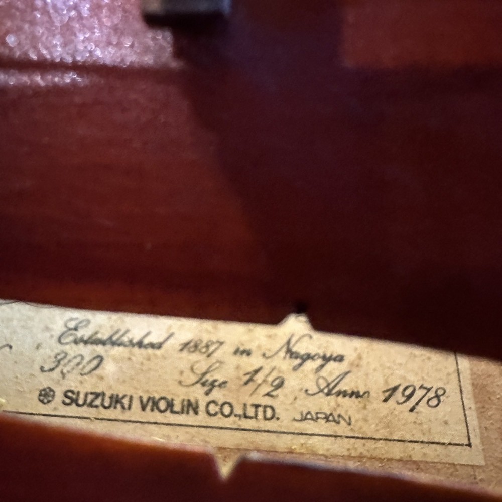 Suzuki No.300, 1978 model, 1/2 size violin - d887