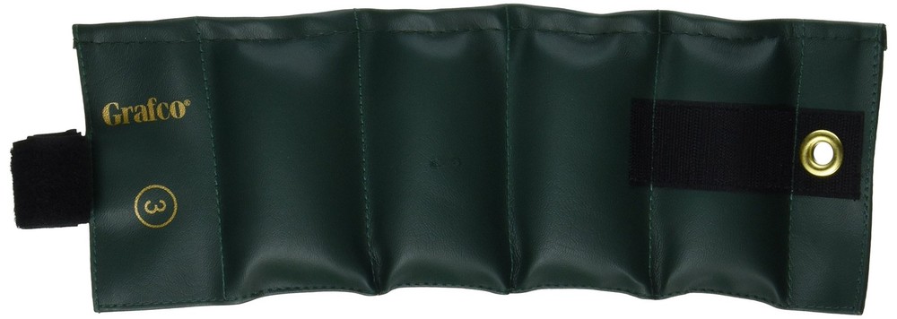 Grafco 3 lbs Green Adjustable Exercise Weights for Strength Training