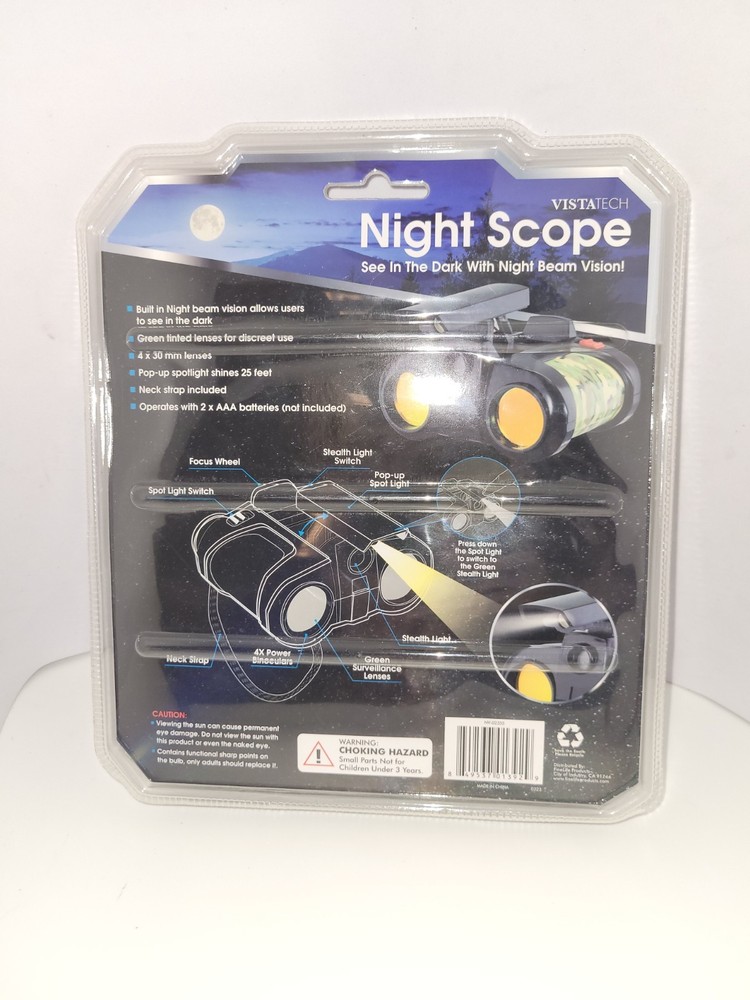 Night Scope - Night Vision Binoculars VISTATECH New in Package