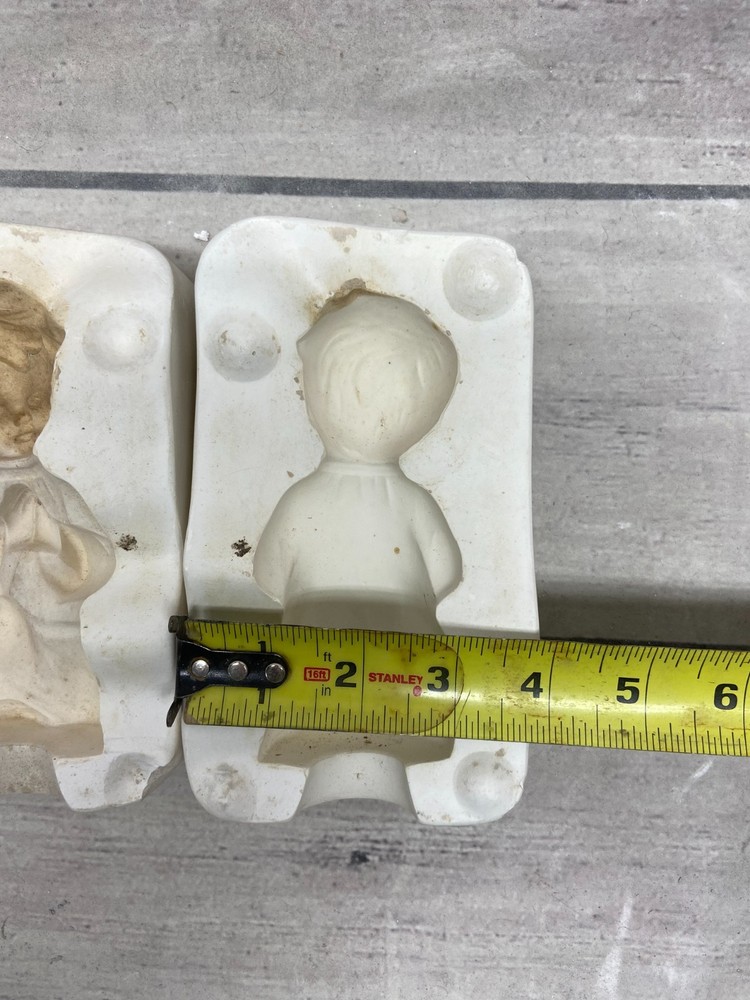 Vintage Evergreen Ceramic Casting Mold Praying Boy #343