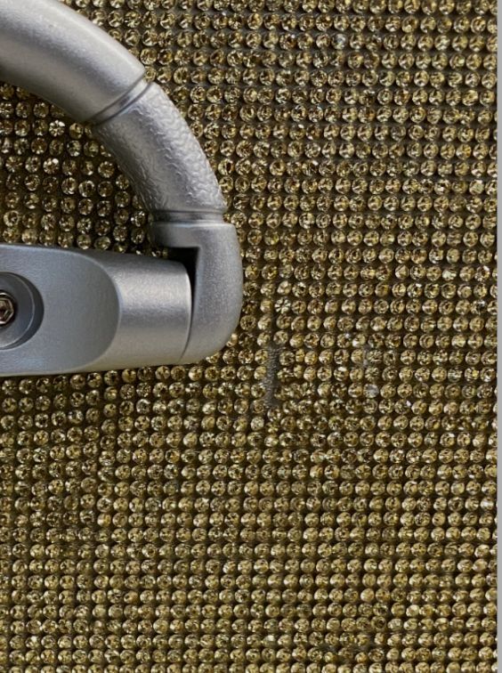 Wireless Express Bling Gold Portable Boombox Bluetooth Speaker