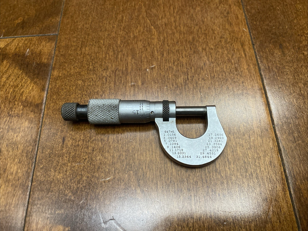 L.S. Starrett 232 Outside Micrometer