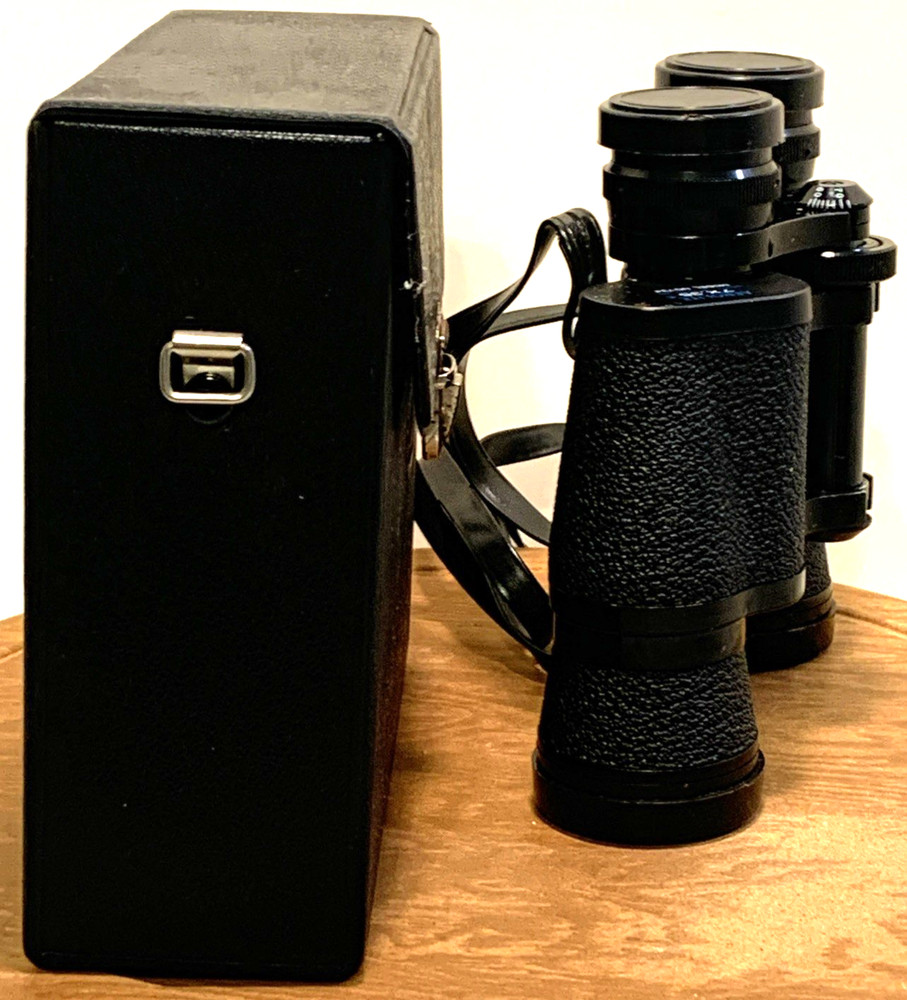 Vintage Swift Aerolite Binoculars 7x35 Model 734 Coated Optics W/ Case