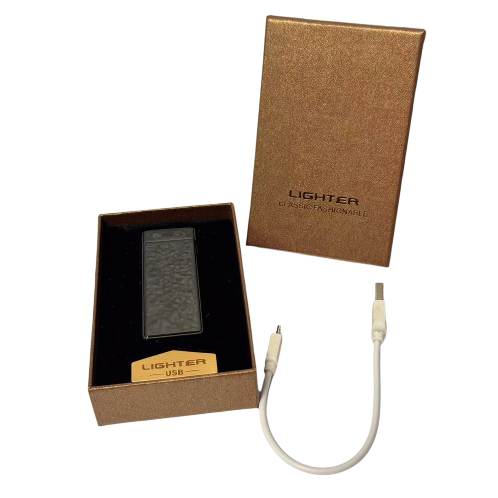 2.8''H Shake Electronic Pulse Arc Plasma Lighter with USB Rechargeable Gift man