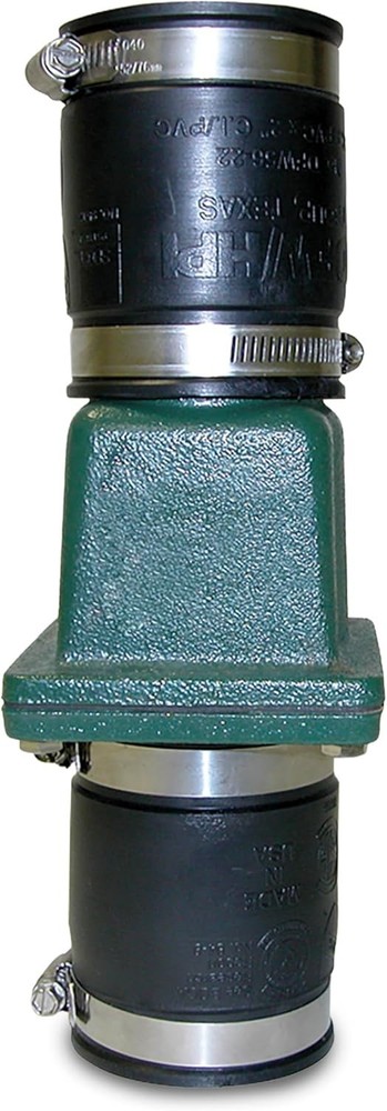 2" Full Flow Cast Iron Check Valve - Easy Install Backflow Preventer for Sewage