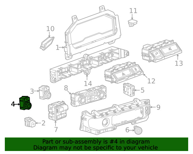 Genuine GM Switch 87843117